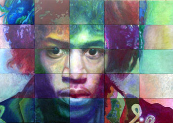 Jimi Hendrix by Aileen Timbrell